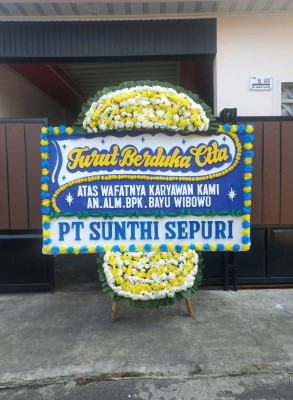 Papan Bunga Duka di Panarukan